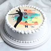 woman defined cake