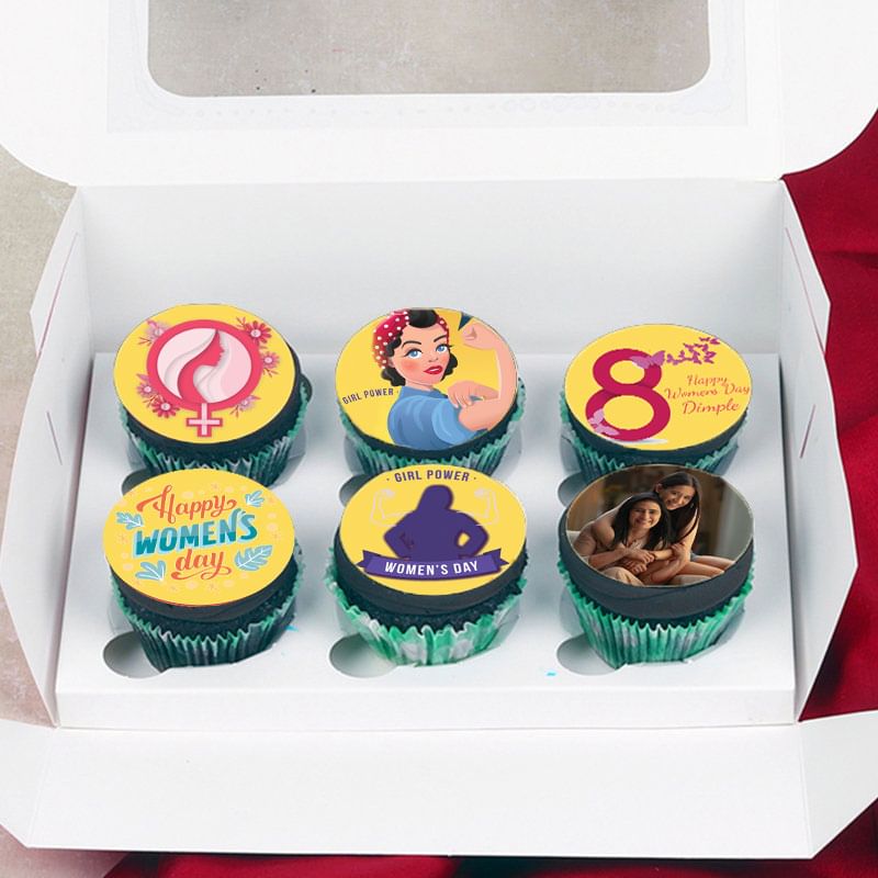 Womens day Photo Cupcake