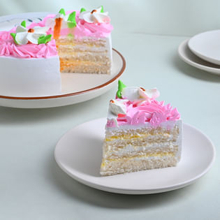 Graceful Mother Cake For Women's Day - Sliced View