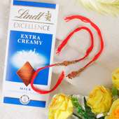Wonderful Bhaiya Bhabhi Rakhi with Chocolate-UK 