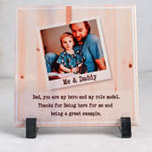 Tile Portrait - Fathers Day Photo Frame