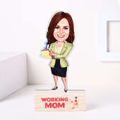 Working Mom Personalised Caricature for Mothers Day