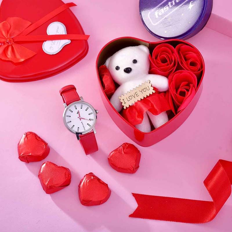 Wrist Watch Choco Box Duo For Valentines Day