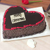 Christmas Cakes Heart Shaped - Zoom View