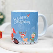 Front view of Christmas Customised Mug