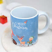 Top view of Christmas Customised Mug