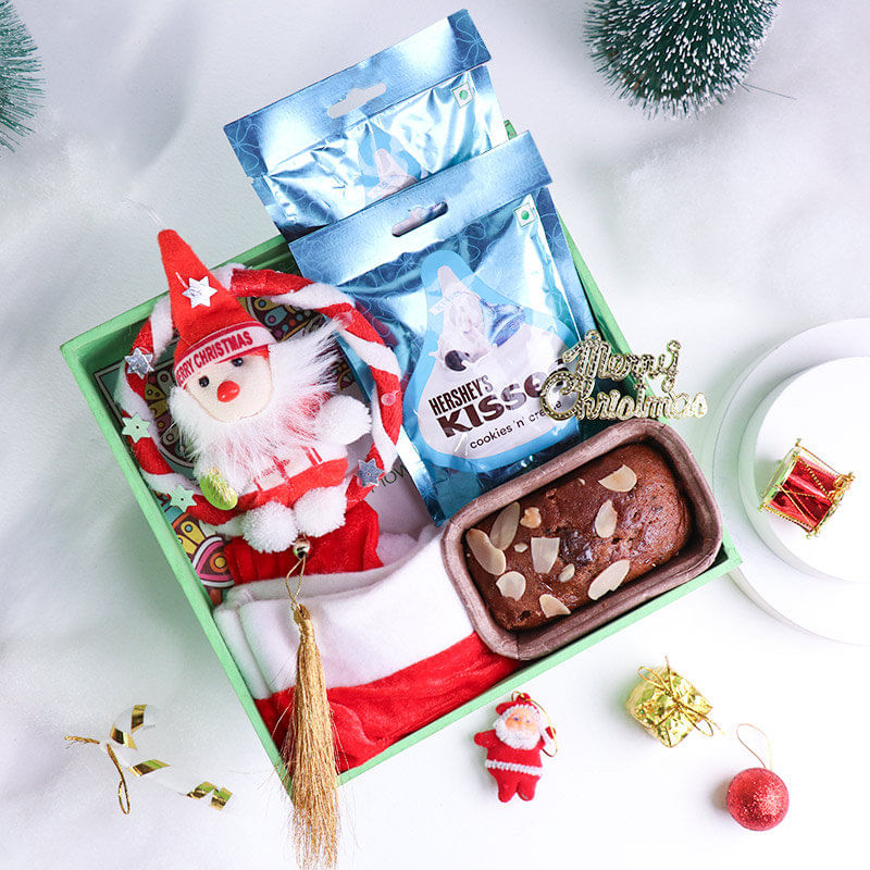 Xmas Decor And Festive Treat Hamper