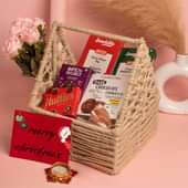 Xmas Snacks N Sweets Basket