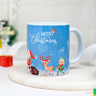 Side View of Xmas Special Photo Mug
