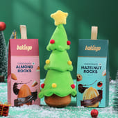 Xmas Tree Plushie N Choco Rocks Combo