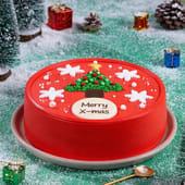 Xmas Tree Theme Cake