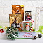 Xmas Winter Hamper With Chocolate and Coffee