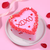 Xoxo Heart Chocolate Bento Cake