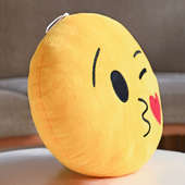 Cute Yellow Kiss Smiley Soft Toy