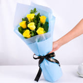 Yellow Rose Sunshine In Evening Paradise
