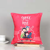 You And Me Pink Cushion