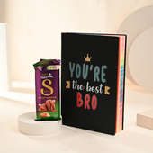 You Are Best Bro Diary N Chocolate