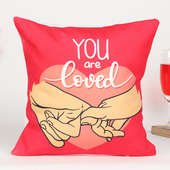 You Are Loved Valentine Cushion