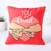 Order Romantic Lovers Cushion for Valentine