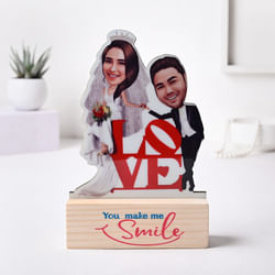 You Make Me Smile Caricature For Anniversary