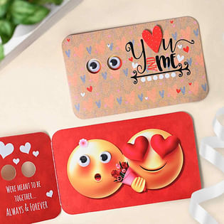 You n Me Always n Forever Smiley Card