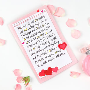 You N Me Greeting Card