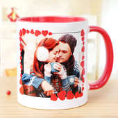 Valentines Personalised Mug with Photo for Boyfriend