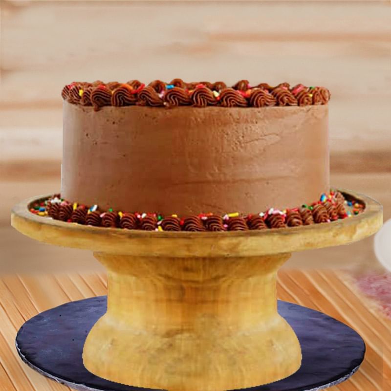 Front view of Chocolicious Bday Cake