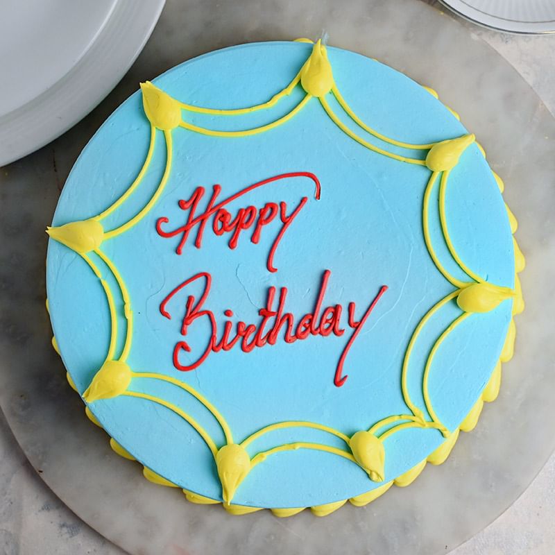 Top View Birthday Cakes Online