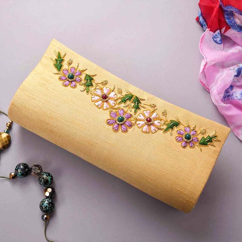 Zari Work Classy Clutch